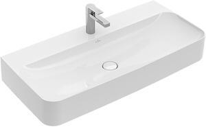 Villeroy & Boch Finion umywalka 100x47 cm ścienna prostokątna CeramicPlus Weiss Alpin 4168ABR1