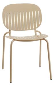 Krzesło SI-SI w paski szare metalowe