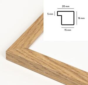 Dębowa ramka na zdjęcia w rozmiarze 50x70 cm FRAMAI®