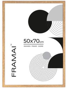 Dębowa ramka na zdjęcia w rozmiarze 50x70 cm FRAMAI®