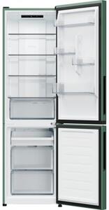 Lodówka CANDY CNCQ2T518EG No Frost zielona o szerokości 55cm
