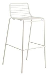Krzesło barowe Summer białe metalowe