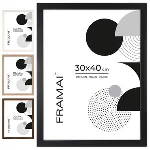Czarna ramka na zdjęcia w rozmiarze 30x40 cm FRAMAI®