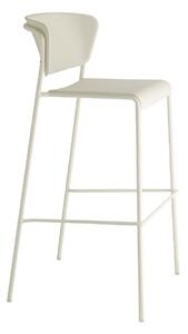 Krzesło barowe Lisa 75cm białe nowoczesne