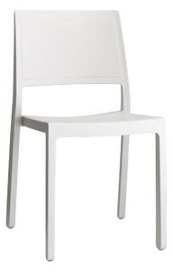Krzesło Kate białe z tworzywa
