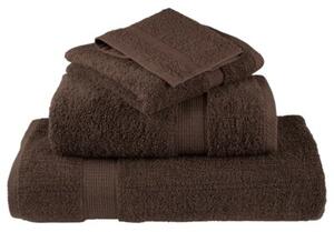 Ręczniki toaletowe premium, solund 2 szt. brązowe 30x30cm 600 g/m²