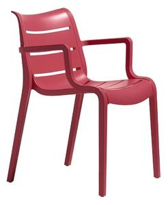 Krzesło Sunset czerwone SCAB z tworzywa