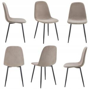 Nowoczesne krzesło kuchnia jadalnia salon monica KT104 sztruks taupe
