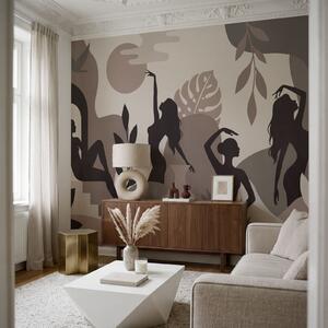 Fototapeta Eleganckie sylwetki na tle spokojnego krajobrazu, Fototapety Abstrakcja, Popularne Fototapety, t00939v2 - Tapeko.pl