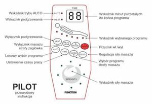 Fotel rozkÅadany NEPTUN VELVET M zielony masujÄ cy