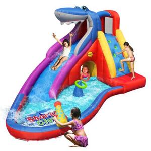 Dmuchany zamek REKIN 2w1 wodny trampolina HappyHop długi ślizg XL