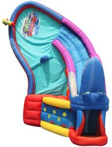 Dmuchany zamek REKIN 2w1 wodny trampolina HappyHop długi ślizg XL