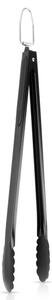 Szczypce grillowe stalowe czarne 43 cm