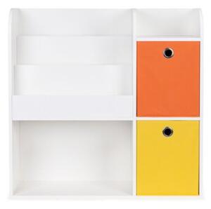 Regał drewniany dla dzieci szafka dziecięca przegrody organizer ECOTOYS