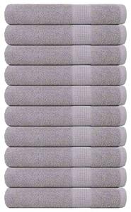 Ręczniki do sauny frogn 10 szt. szare 80x200 cm 360 g/m²