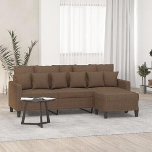 Sofa 3-osobowa z podnÃ³Å¼kiem, brÄ zowy, 180 cm, tkaninÄ