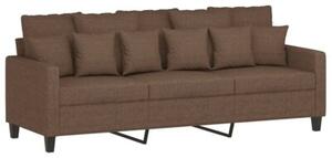 Sofa 3-osobowa z podnÃ³Å¼kiem, brÄ zowy, 180 cm, tkaninÄ