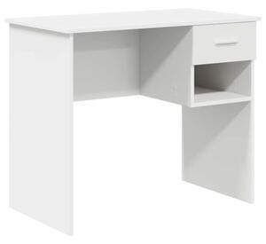 Biurko z szufladÄ biaÅy 90 x 49 x 75 cm materiaÅ drewnopochodny