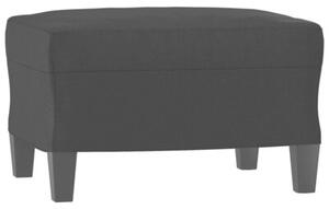 Sofa 4-osobowa z poduszkami, czarna, sztuczna skÃ³ra