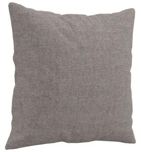 Sofa 3-osobowa z poduszkami, kolor taupe, 180 cm, tkanina