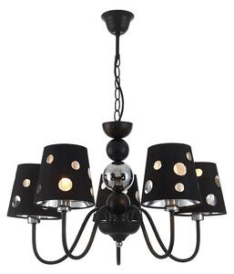 Czarna nowoczesna lampa wisząca 4X D221 K4-P62