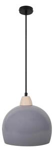 Szara skandynawska lampa wisząca - D225 T5-E56
