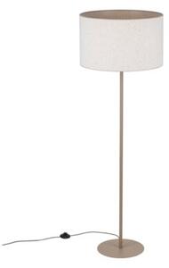 Lampa podłogowa TK Lighting VELLUM SABIA 16168 beżowa, tkaninowy klosz, E27, 150 cm, styl glamour