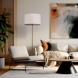 Lampa podłogowa TK Lighting VELLUM SABIA 16168 beżowa, tkaninowy klosz, E27, 150 cm, styl glamour