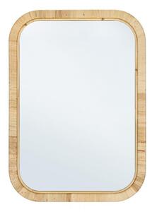 Lustro z rattanową ramą ścienne 50x70 cm Hakima – Bizzotto