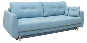 Sofa Forn z funkcją spania niebieska buk