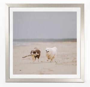 Srebrna ramka na zdjęcia w rozmiarze 30x30 cm FRAMAI®