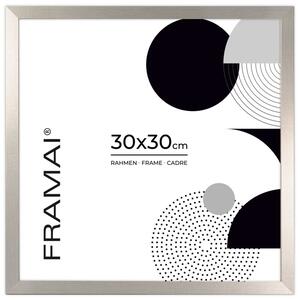 Srebrna ramka na zdjęcia w rozmiarze 30x30 cm FRAMAI®