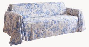 Narzuta z perkalu bawełnianego Toile De Jouy
