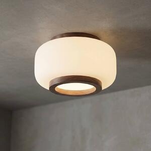 Lampa sufitowa Shiro Quitani, możliwość ściemniania, biały / opal, salon / jadalnia, szkło, design