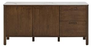 Brązowa komoda w dekorze dębu 160x75x40 cm Southampton – Actona