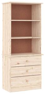 Biblioteczka z szufladami alta, 60x35x142 cm, drewno sosnowe