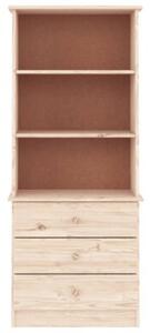 Biblioteczka z szufladami alta, 60x35x142 cm, drewno sosnowe