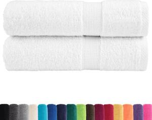 Ręczniki premium, solund, 2 szt., białe, 50x100 cm, 600 g/m²