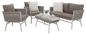 Zestaw mebli ogrodowych HOME & GARDEN Tasos 390564 Szaro-beżowy