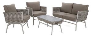 Zestaw mebli ogrodowych HOME & GARDEN Tasos 390564 Szaro-beżowy