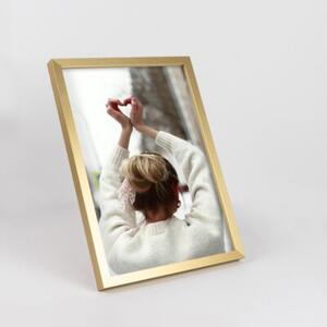 Ramka na zdjęcia 21x30 cm rama MDF ramki do zdjęć A4 kolor złoty FRAMAI®