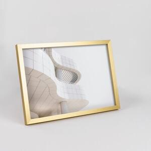 Ramka na zdjęcia 21x30 cm rama MDF ramki do zdjęć A4 kolor złoty FRAMAI®