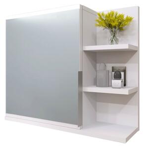 Szafka łazienkowa z lustrem Better Home 60x50x14 cm Biały mat