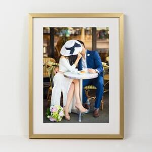 Ramka na zdjęcia 30x40 cm rama MDF ramki do zdjęć 40x30 cm kolor złoty FRAMAI®