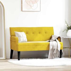 Sofa chesterfield w aksamitnym żółtym kolorze - elegancja i komfort dla twojego wnętrza