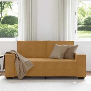 Sofa 2-osobowa, brÄ zowa, 180x78x84 cm, tapicerowana aksamitem