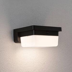 Paulmann Kinkiet LED Isleen, 230 V + Solar, czarny, 16 cm Isleen, czarny, tworzywo sztuczne, nowoczesny