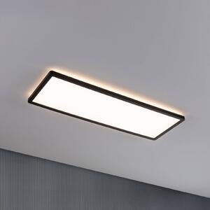 Paulmann Panel LED Atria Shine, czarny, biuro, tworzywo sztuczne, nowoczesny