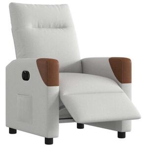Elektryczny fotel rozkÅadany cloud grey fabric
