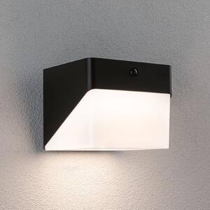 Paulmann Kinkiet LED Lioren, 230 V + Solar, czarny, 17 cm Lioren, czarny, tworzywo sztuczne, nowoczesny